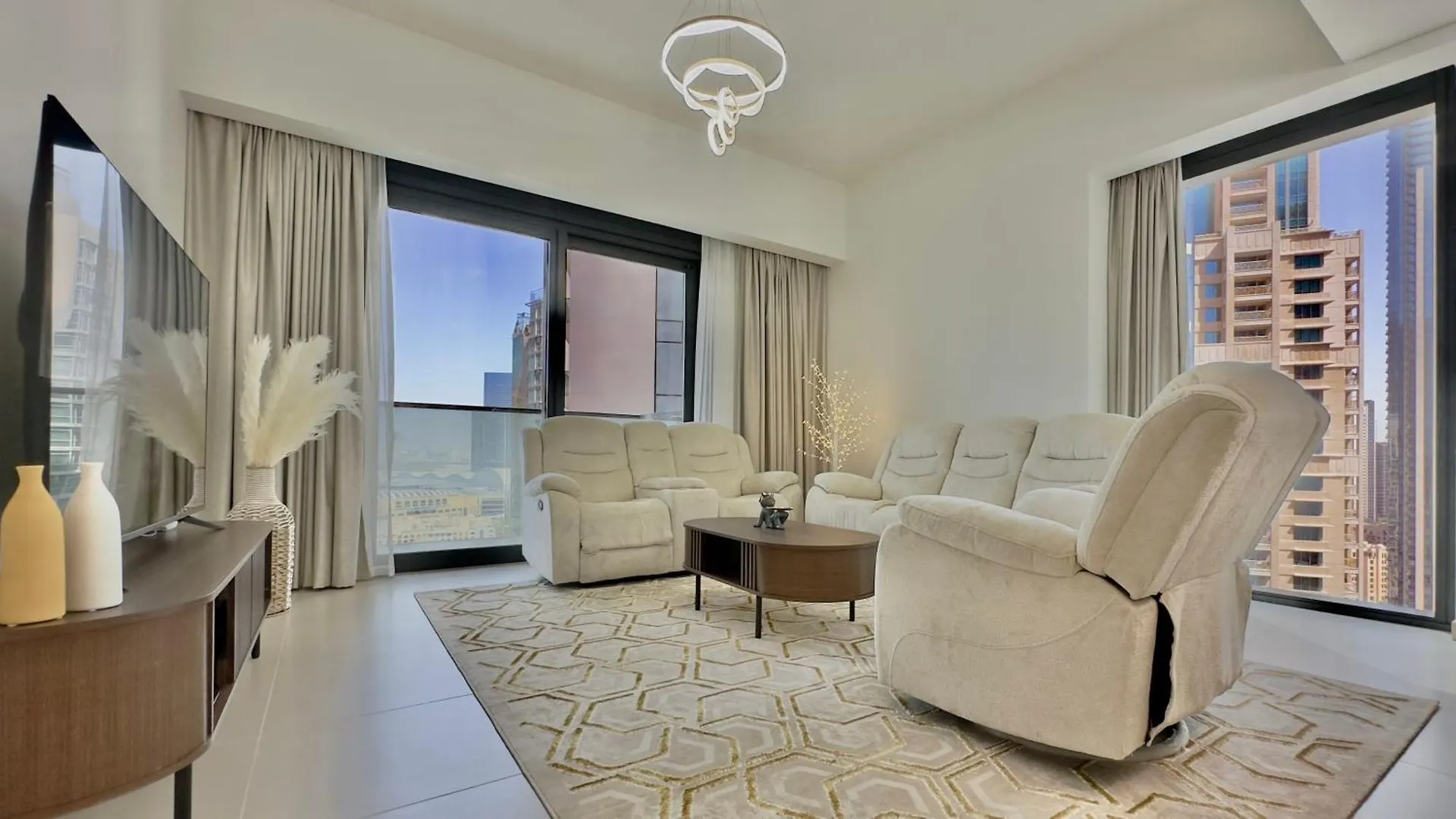 Stunning 3Br With Burj Khalifa & Fountain Views By Bhavan Vacation Homes Dubái 0*,